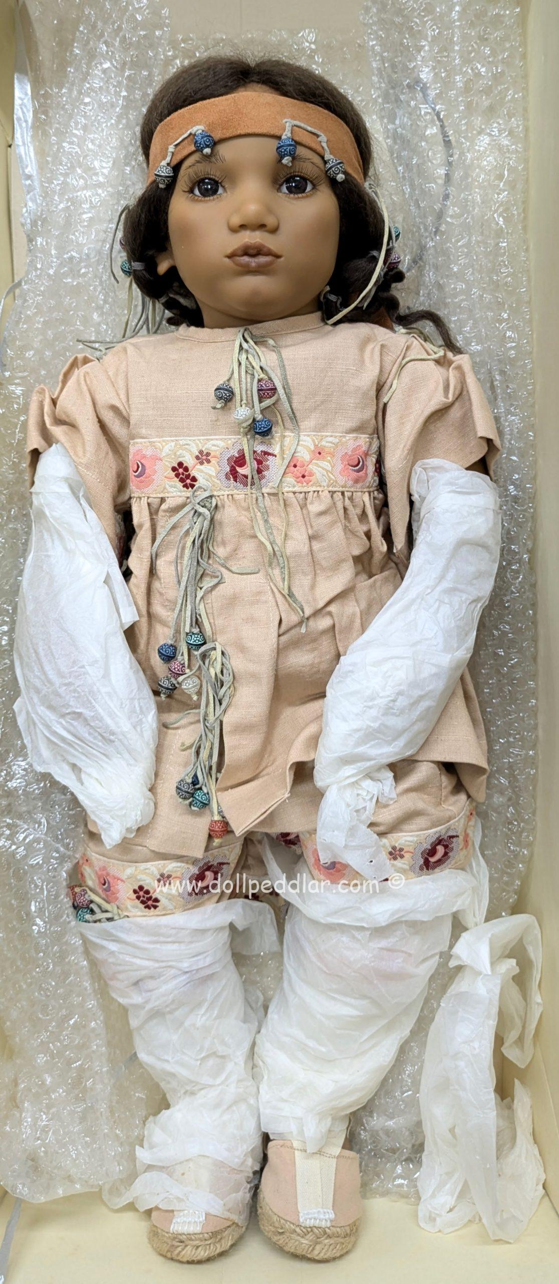 Annette Himstedt TAKUMI CHEYENNE GIRL. nrfb with shipper coa - Image 2