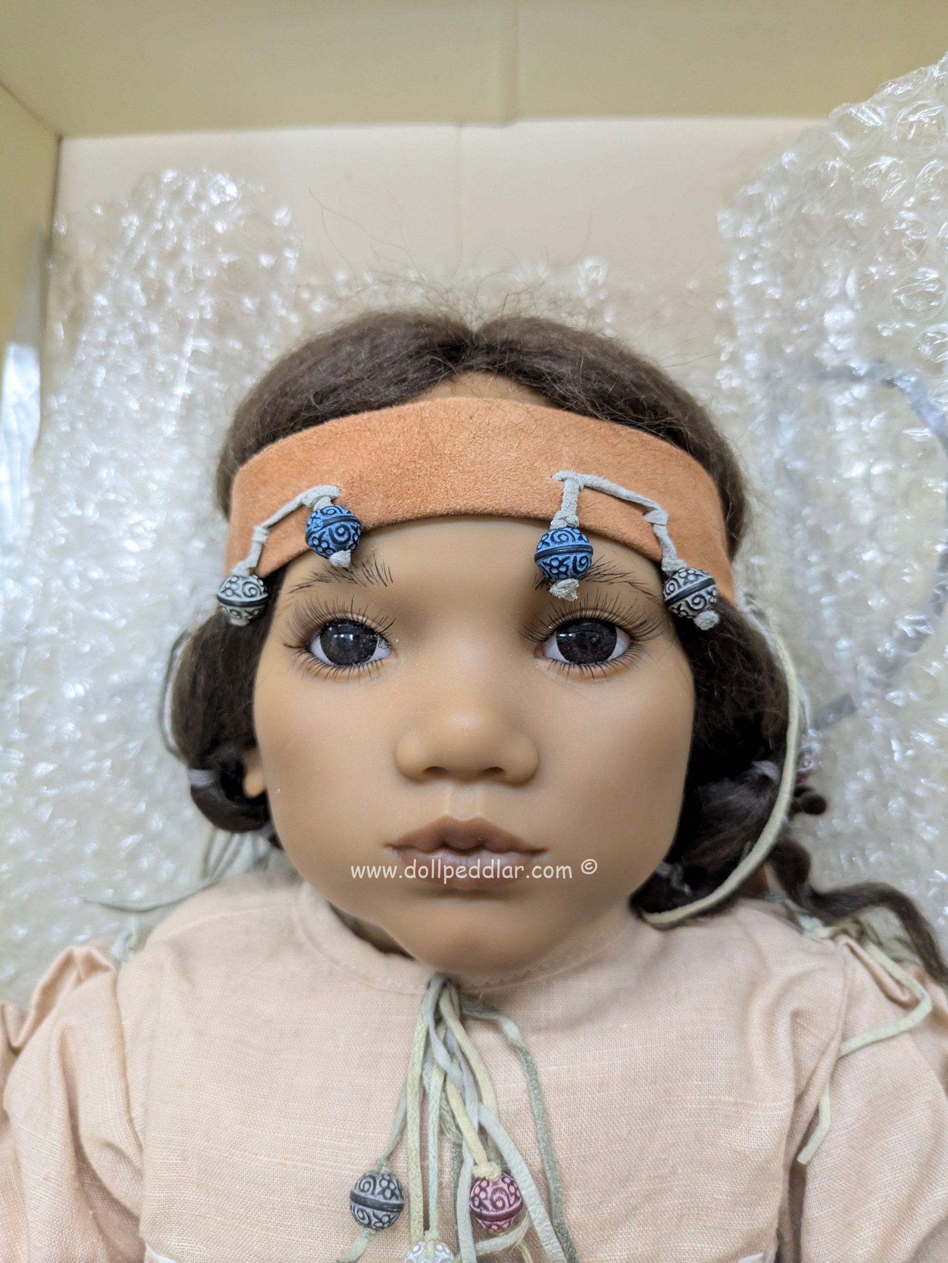 Annette Himstedt TAKUMI CHEYENNE GIRL. nrfb with shipper coa