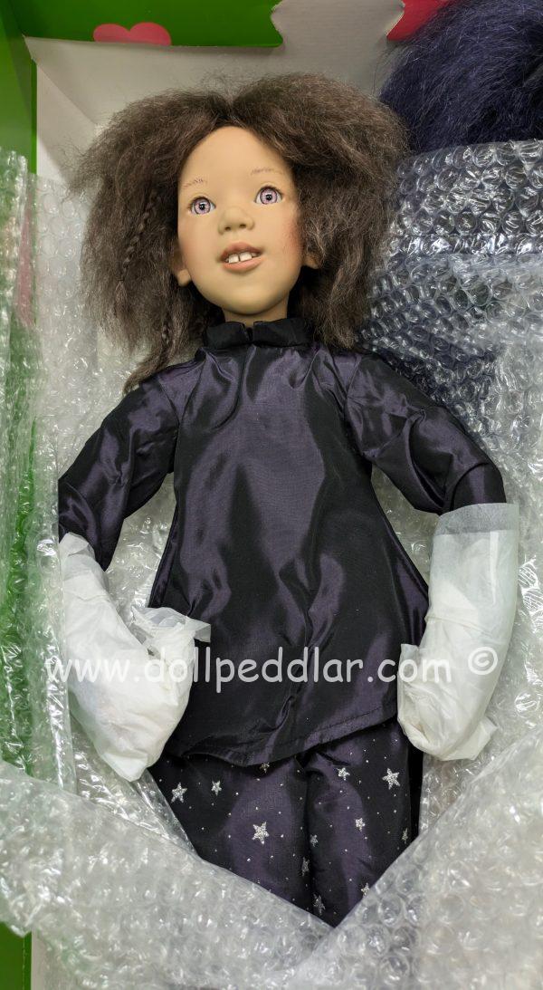 Annette Himstedt THEODOR ZAUBER 25.8"   Magic outfit with broom & magic wand nrfb w/shipper - Image 3