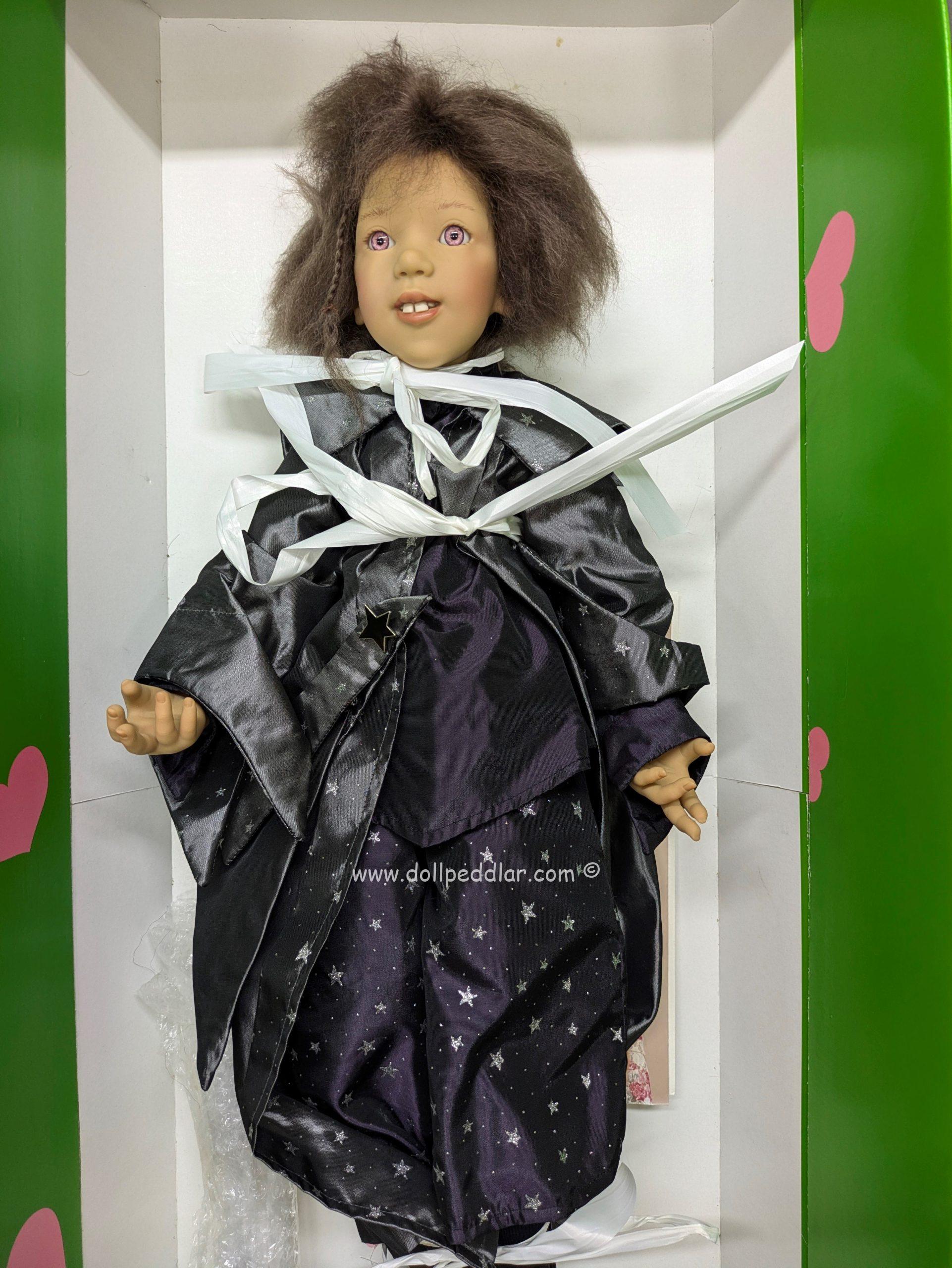 Annette Himstedt THEODOR ZAUBER 25.8" Magic outfit with broom & magic wand nrfb w/shipper - Image 5