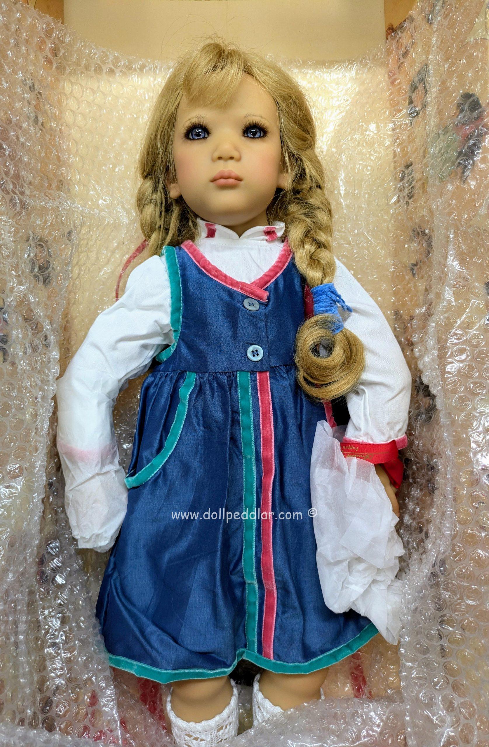 Annette Himstedt ULLWA 24-3/8" 5 year old Norwegian girl. never removed from box in her shipper - Image 4
