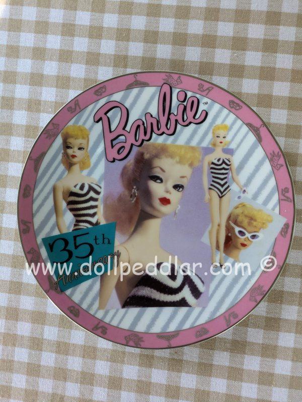 Barbie 35th Anniversary Enesco Plate NO BOX