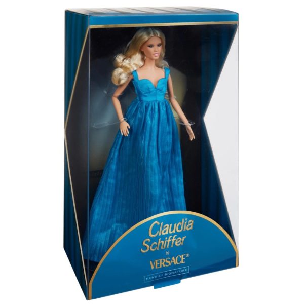 Barbie Signature Claudia Schiffer Doll in Versace Gown NRFB in Shipper - Image 9