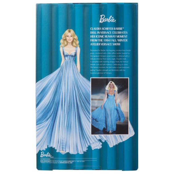 Barbie Signature Claudia Schiffer Doll in Versace Gown NRFB in Shipper - Image 10