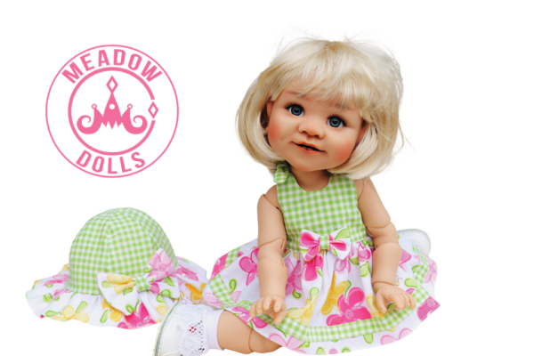 Meadowdolls Ady Moppet LE30 Cream Resin 15" BJD FULL SET