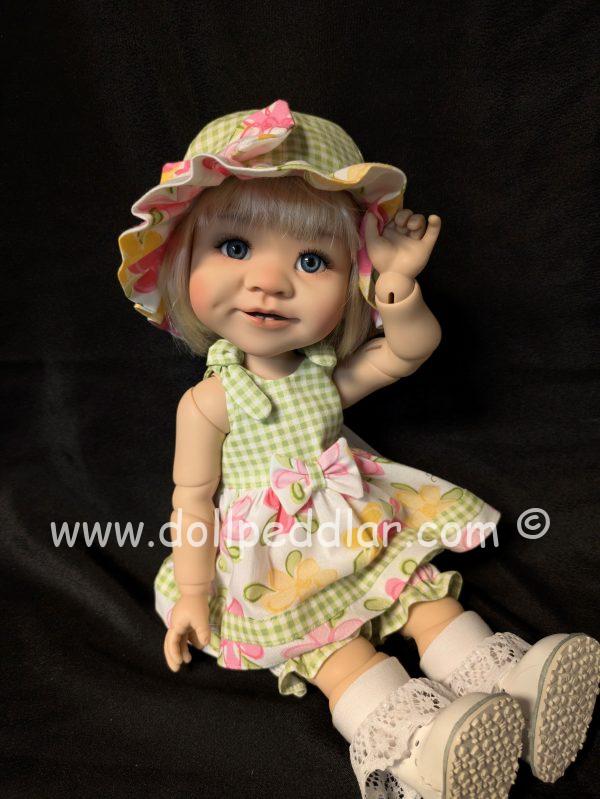 Meadowdolls Ady Moppet LE30 Cream Resin 15" BJD FULL SET - Image 3