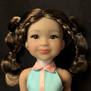 Ruby Red Siblies Abby Doll 12″ vinyl with 9 joints. nrfb in shipper