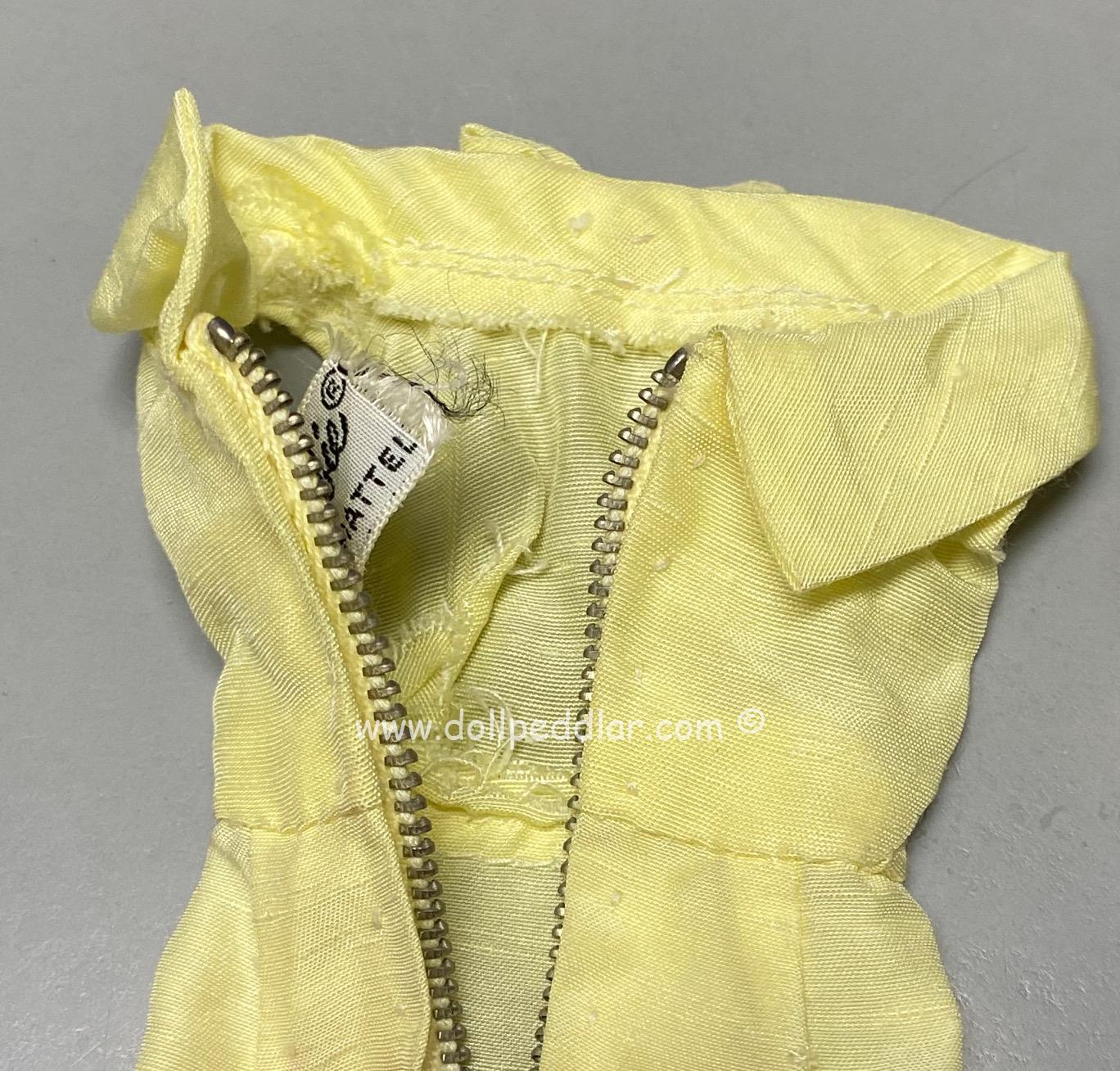 Vintage Barbie Yellow Sheath Dress and "Japan" Shoes - Image 3