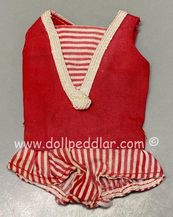 Vintage Skipper Doll Red Swimsuit