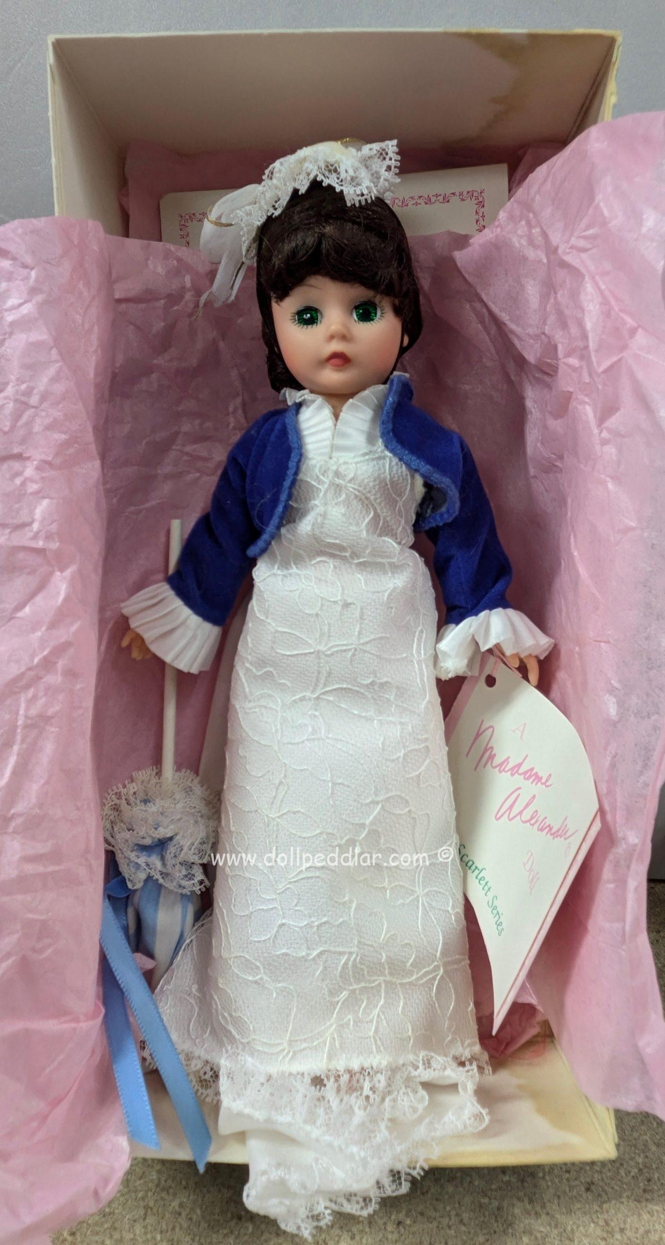 Gone with the Wind Scarlett Blue and White 10 #13642 Doll Peddlar Gone with the Wind Scarlett Blue and White 10 #13642 Doll Peddlar