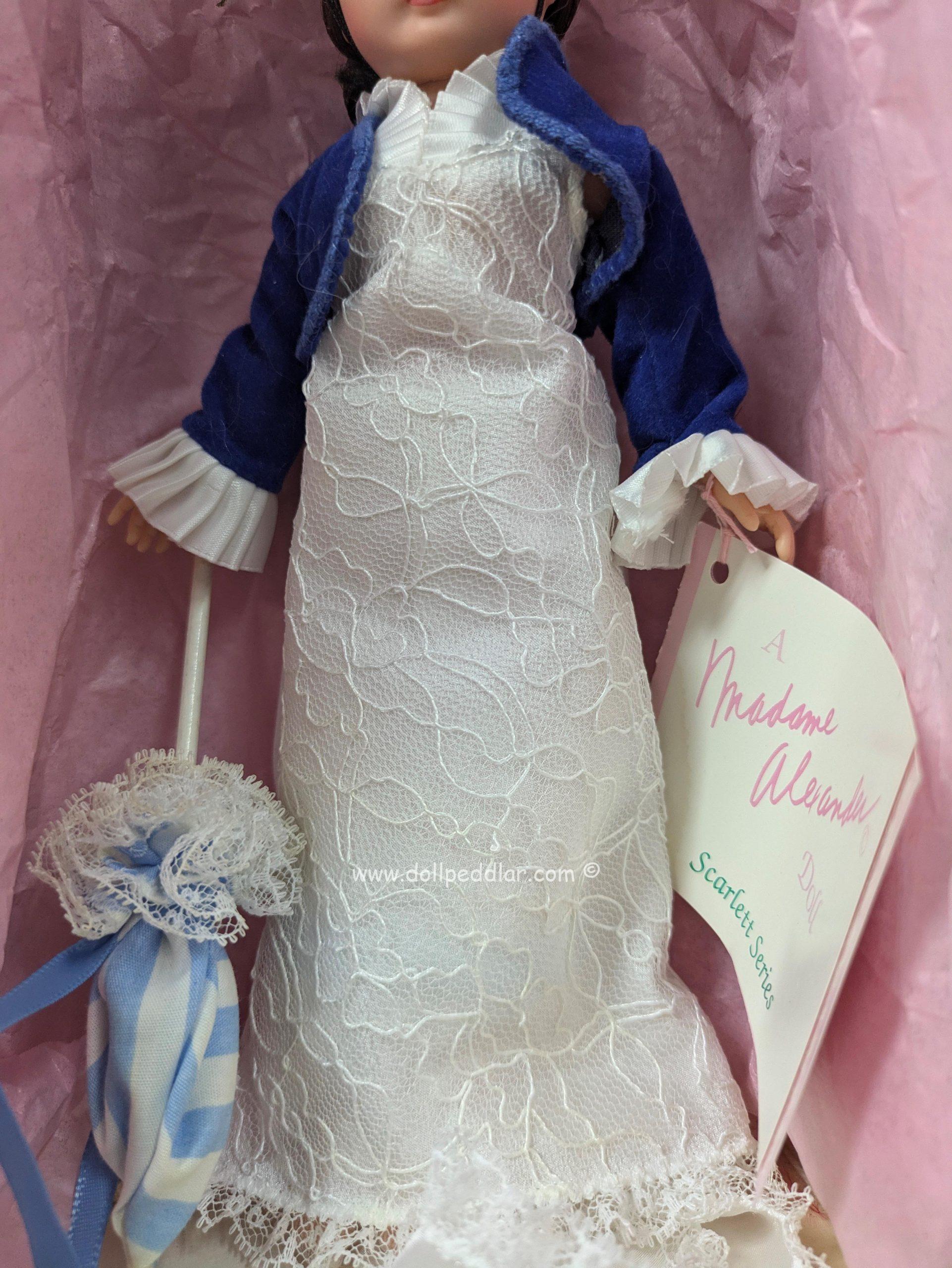 Gone with the Wind Scarlett Blue and White 10 #13642 Doll Peddlar Gone with the Wind Scarlett Blue and White 10 #13642 Doll Peddlar