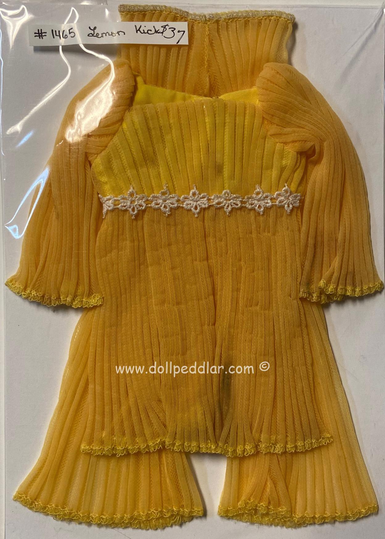 #1465 Lemon Kick Vintage Barbie Fashion INCOMPLETE