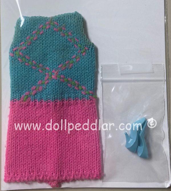 #1804 Knit Hit Vintage Barbie Fashion MINT/COMPLETE