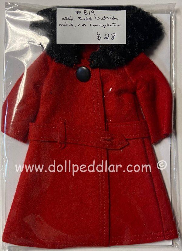 #819 It's Cold Outside Vintage Barbie Fashion COAT ONLY/MINT