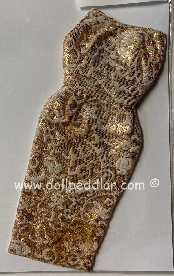 #911 Golden Girl Vintage Barbie Fashion DRESS ONLY