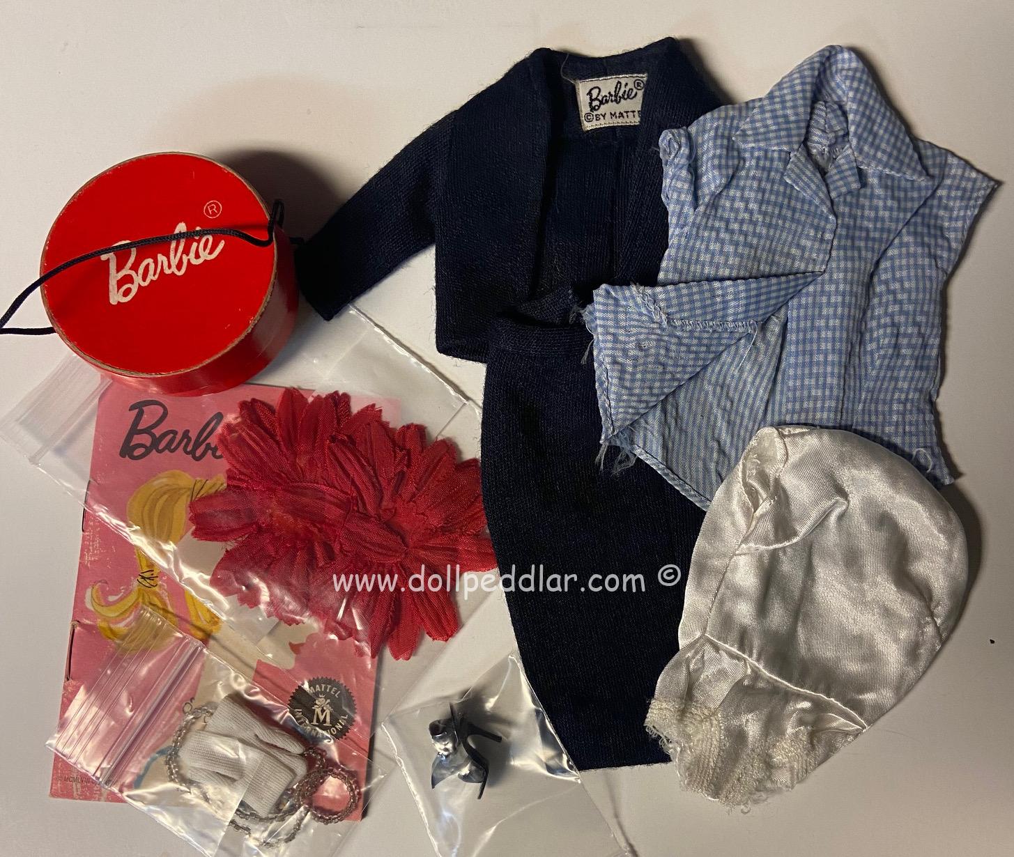 #916 Commuter Set Vintage Barbie Fashion includes RARE VHTF Silk Hat MINT/NOT REPRODUCTION