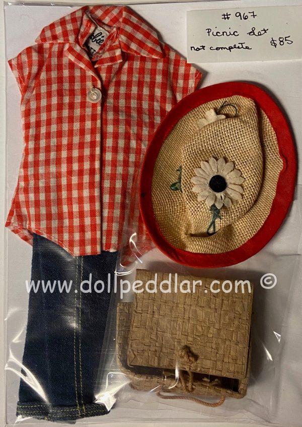 #967 Picnic Set Vintage Barbie Fashion MINT/INCOMPLETE