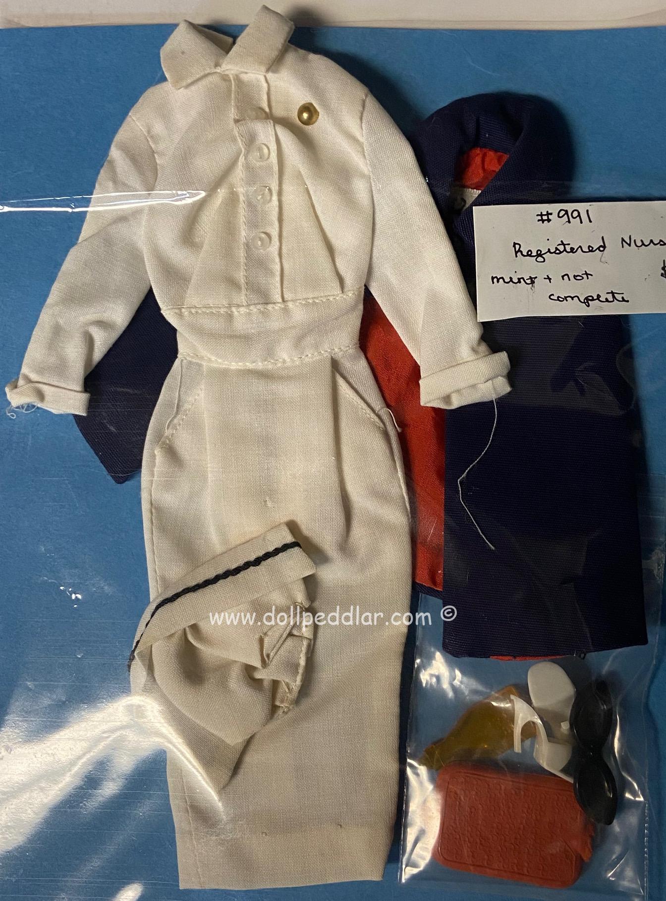 #991 Registered Nurse Vintage Barbie Fashion MINT/INCOMPLETE