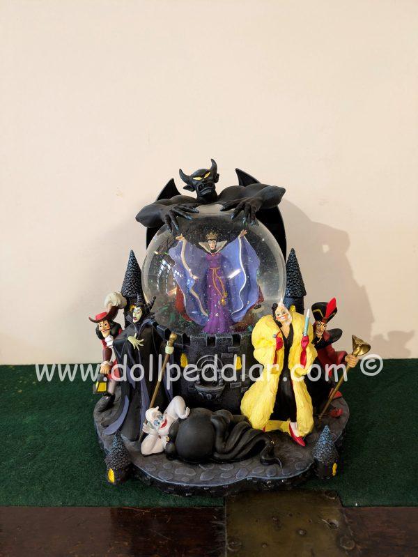 Disney Villains Musical Snow Globe New NO BOX