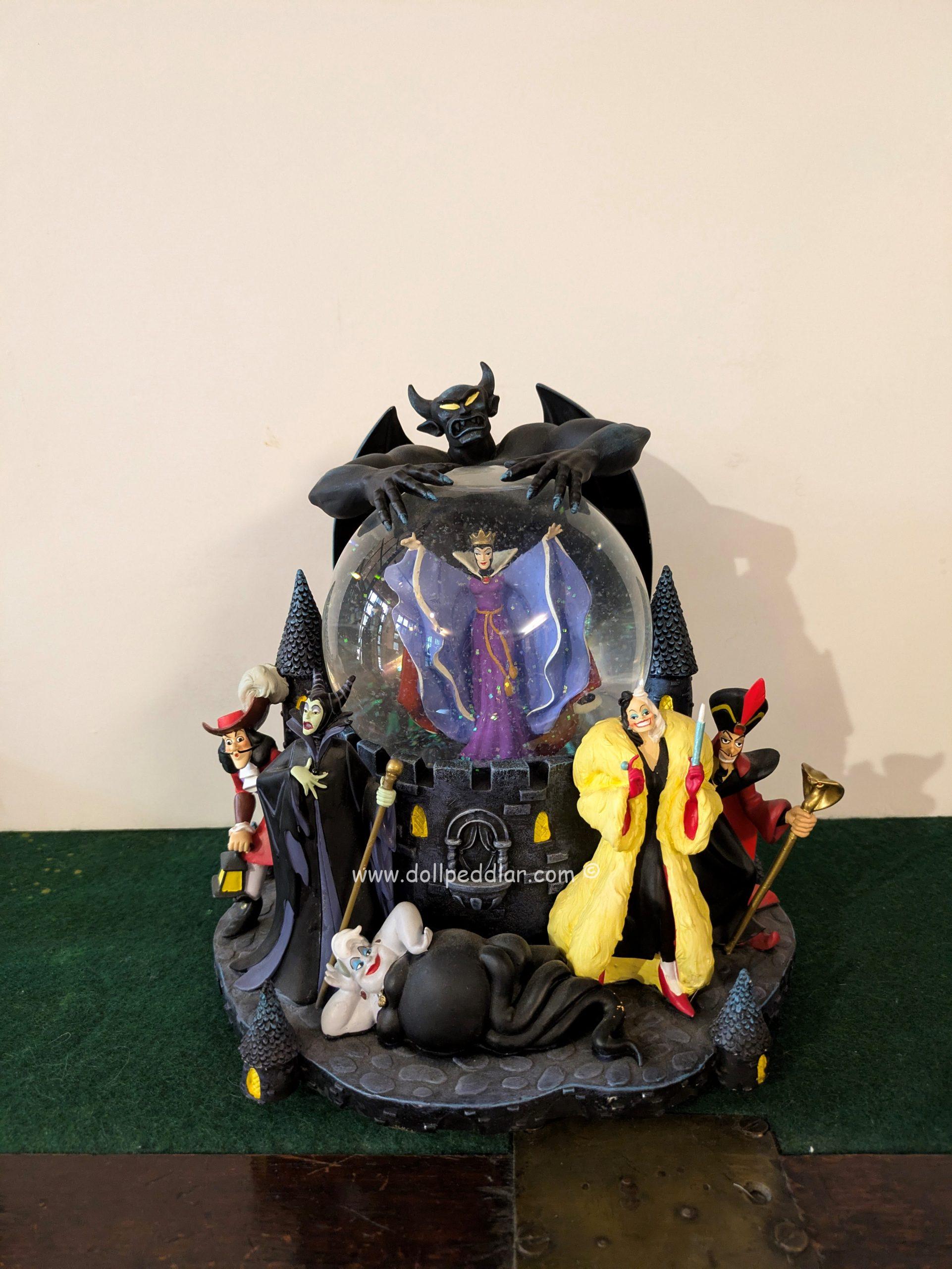 Disney Villains Musical Snow Globe New NO BOX