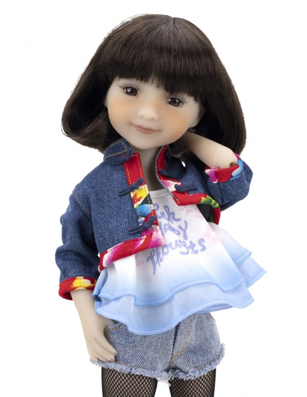 Ruby Red Fashion Friends Think Happy Thoughts Hanna 14.5" BJD - Image 2
