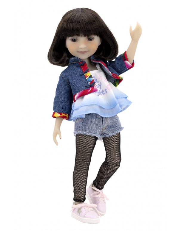 Ruby Red Fashion Friends Think Happy Thoughts Hanna 14.5" BJD - Image 3