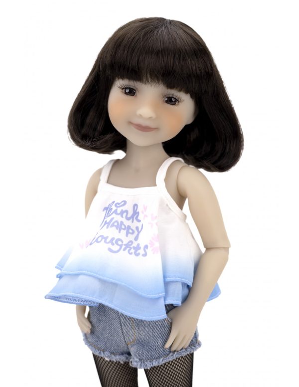 Ruby Red Fashion Friends Think Happy Thoughts Hanna 14.5" BJD - Image 4