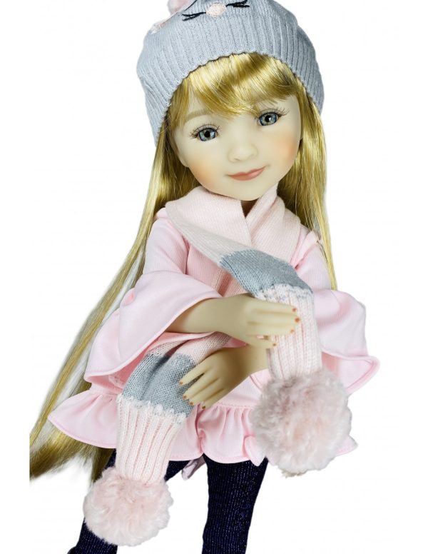 Ruby Red Fashion Friends Cat's Meow Outfit for 14.5" Dolls - Image 4