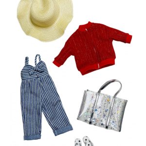 Ruby Red Fashion Friends Picnic in the Park Outfit for 14.5″ Dolls