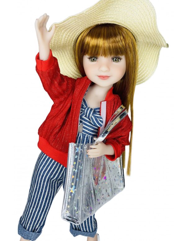 Ruby Red Fashion Friends Picnic in the Park Outfit for 14.5" Dolls - Image 3