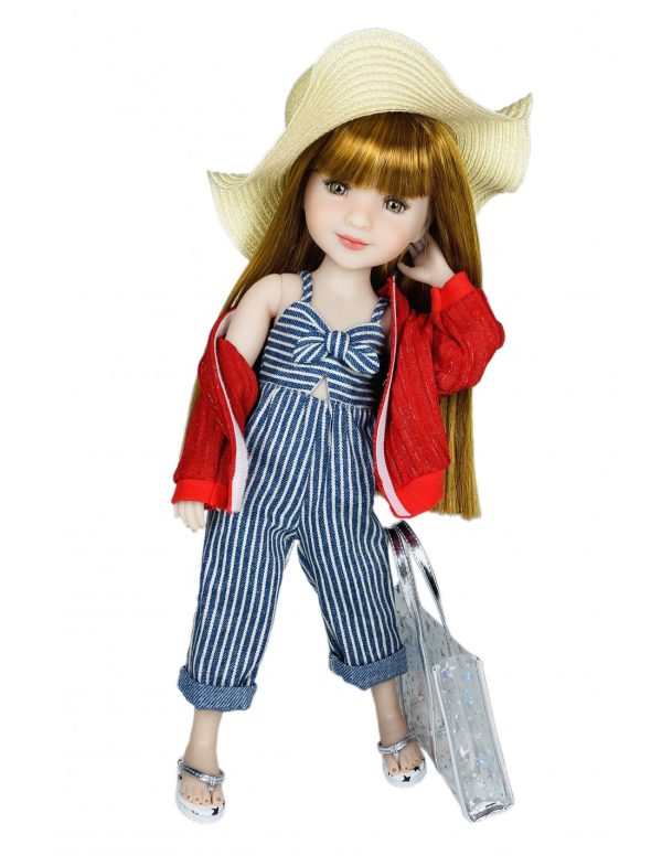 Ruby Red Fashion Friends Picnic in the Park Outfit for 14.5" Dolls - Image 4