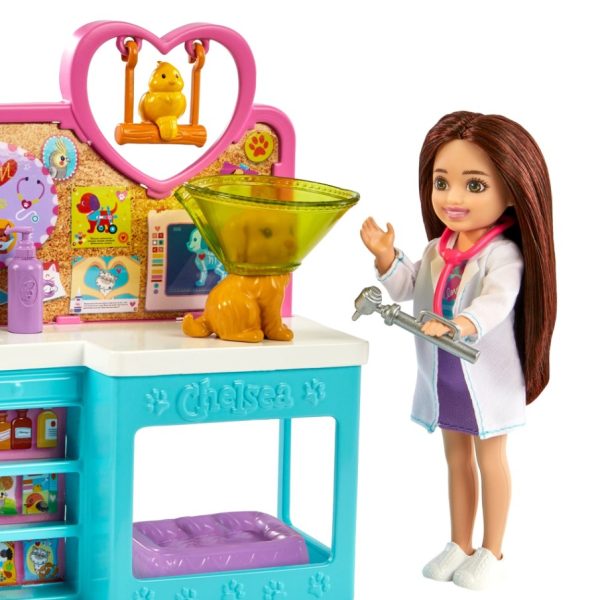 HGT12 Barbie Chelsea Can Be Doll Vet Play Set - Image 2