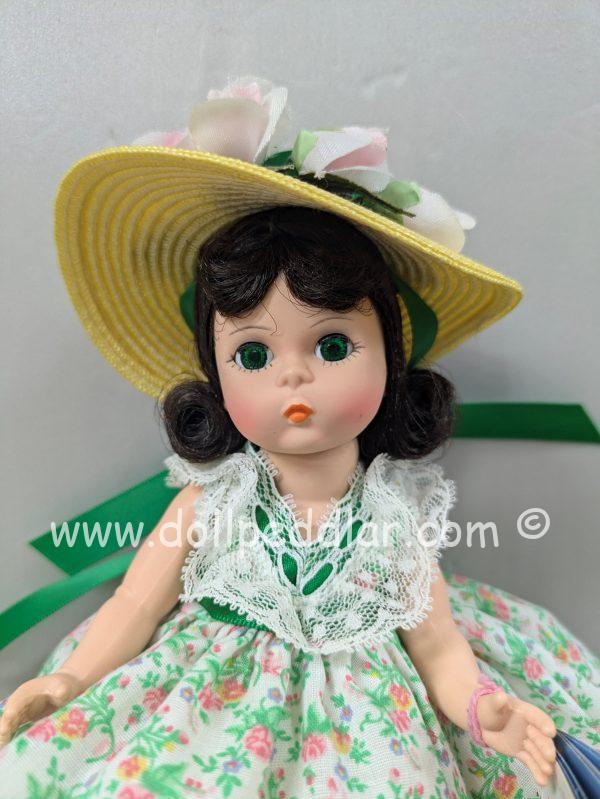 Vintage Gone with the Wind Scarlett Picnic Dress with Rare Rose Print NO BOX