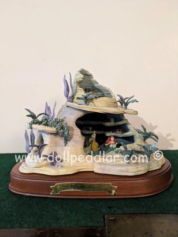 WDCC Ariel's Secret Grotto Porcelain Figurine NO BOX NO COA