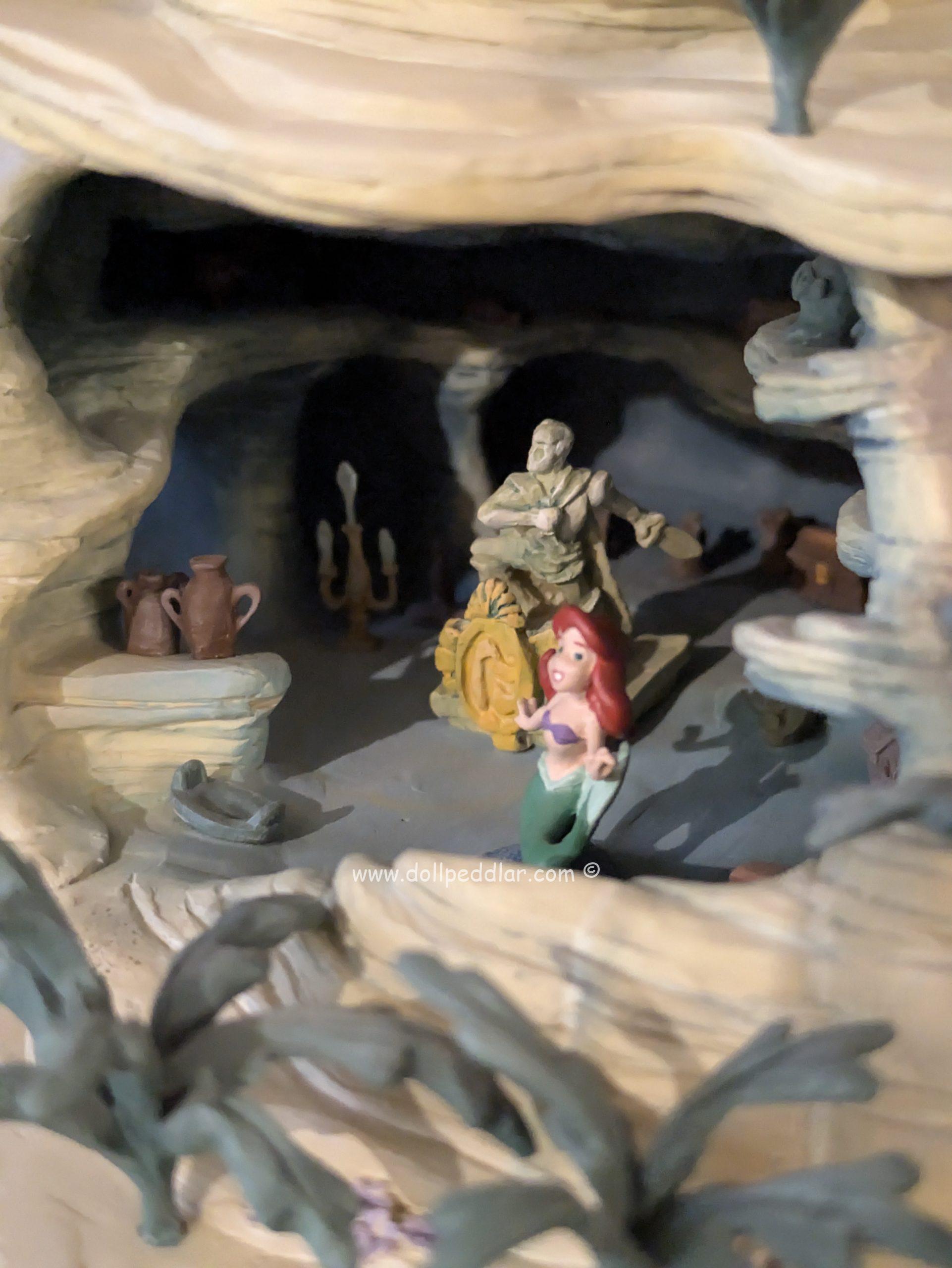 WDCC Ariel's Secret Grotto Porcelain Figurine NO BOX NO COA - Image 3