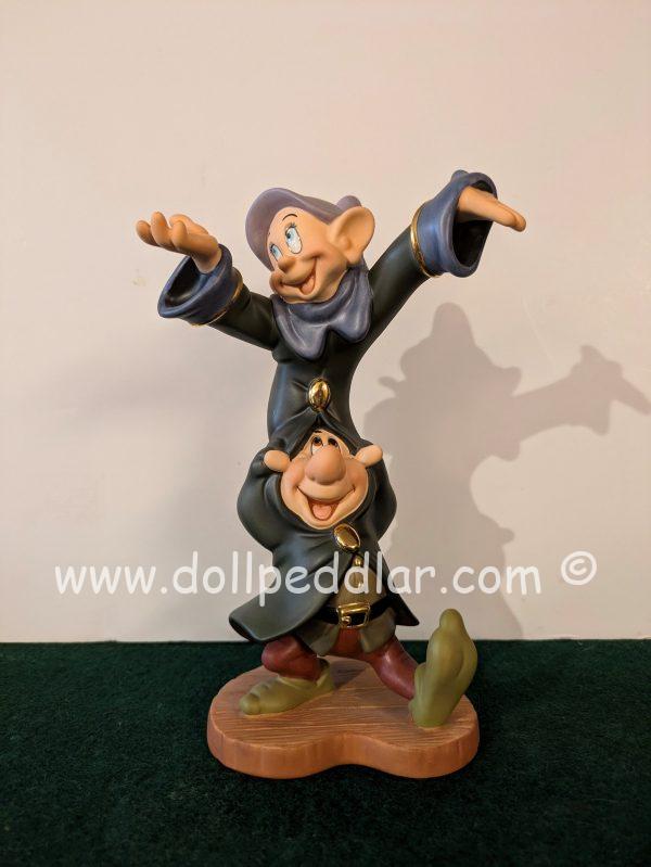 WDCC Dopey and Sneezy "Dancing Partners" Porcelain Figurine NRFB w/ COA