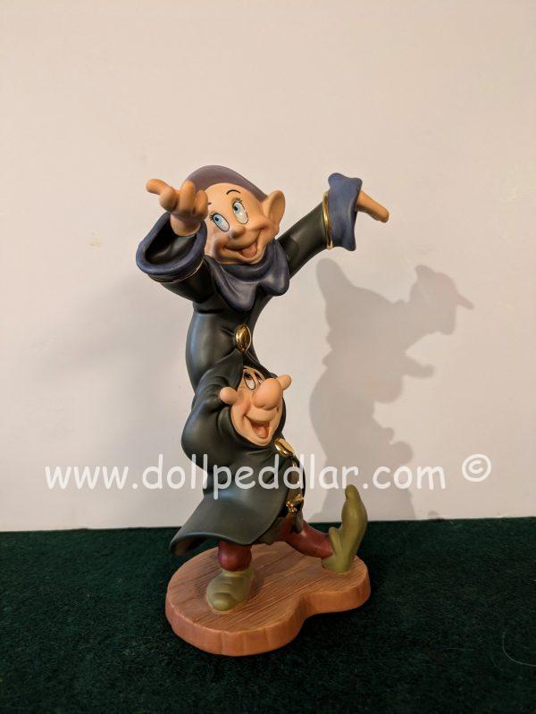 WDCC Dopey and Sneezy "Dancing Partners" Porcelain Figurine NRFB w/ COA - Image 2