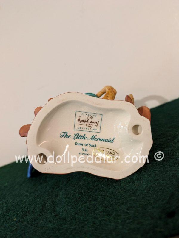 WDCC The Little Mermaid Duke of Soul Porcelain Figurine NRFB w/ COA - Image 5