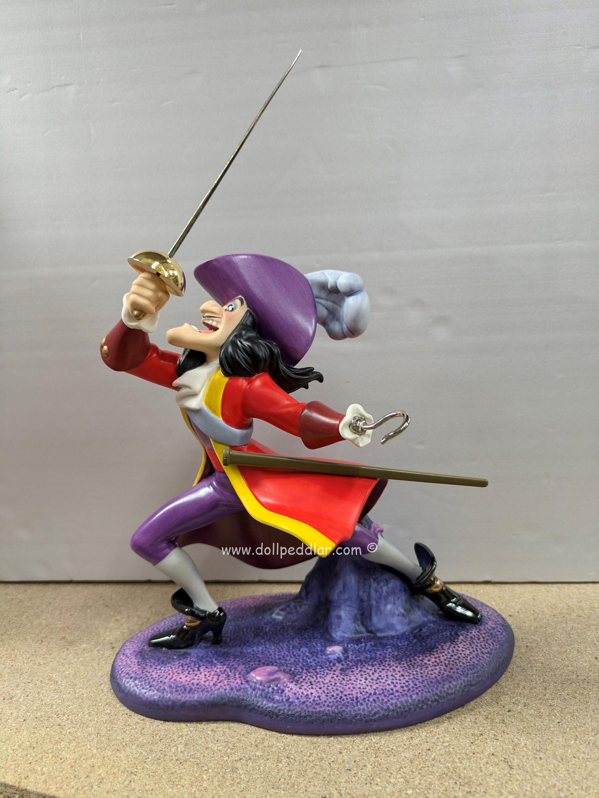 WDCC Captain Hook I ve Got You This Time Figurine NRFB w COA