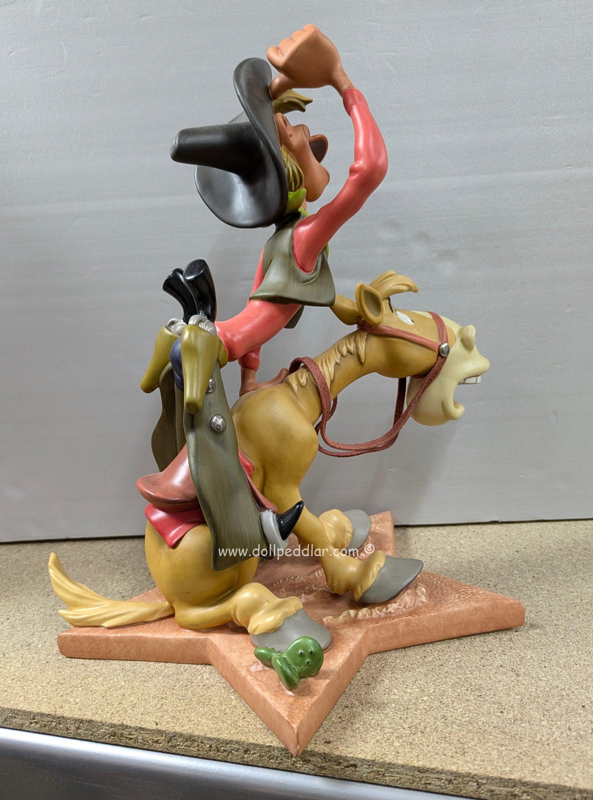 WDCC Pecos Bill and Widowmaker Figurine NRFB w/ COA - Image 2