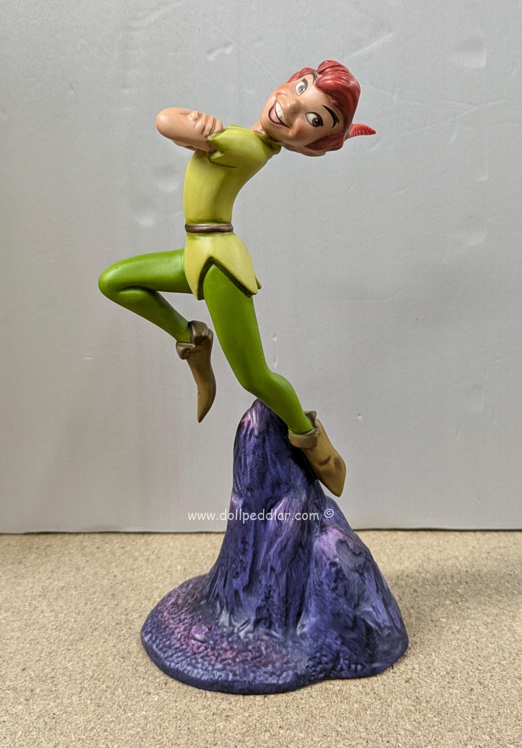 WDCC Peter Pan "Nobody Calls Pan a Coward!" Figurine NRFB w/ COA - Image 2