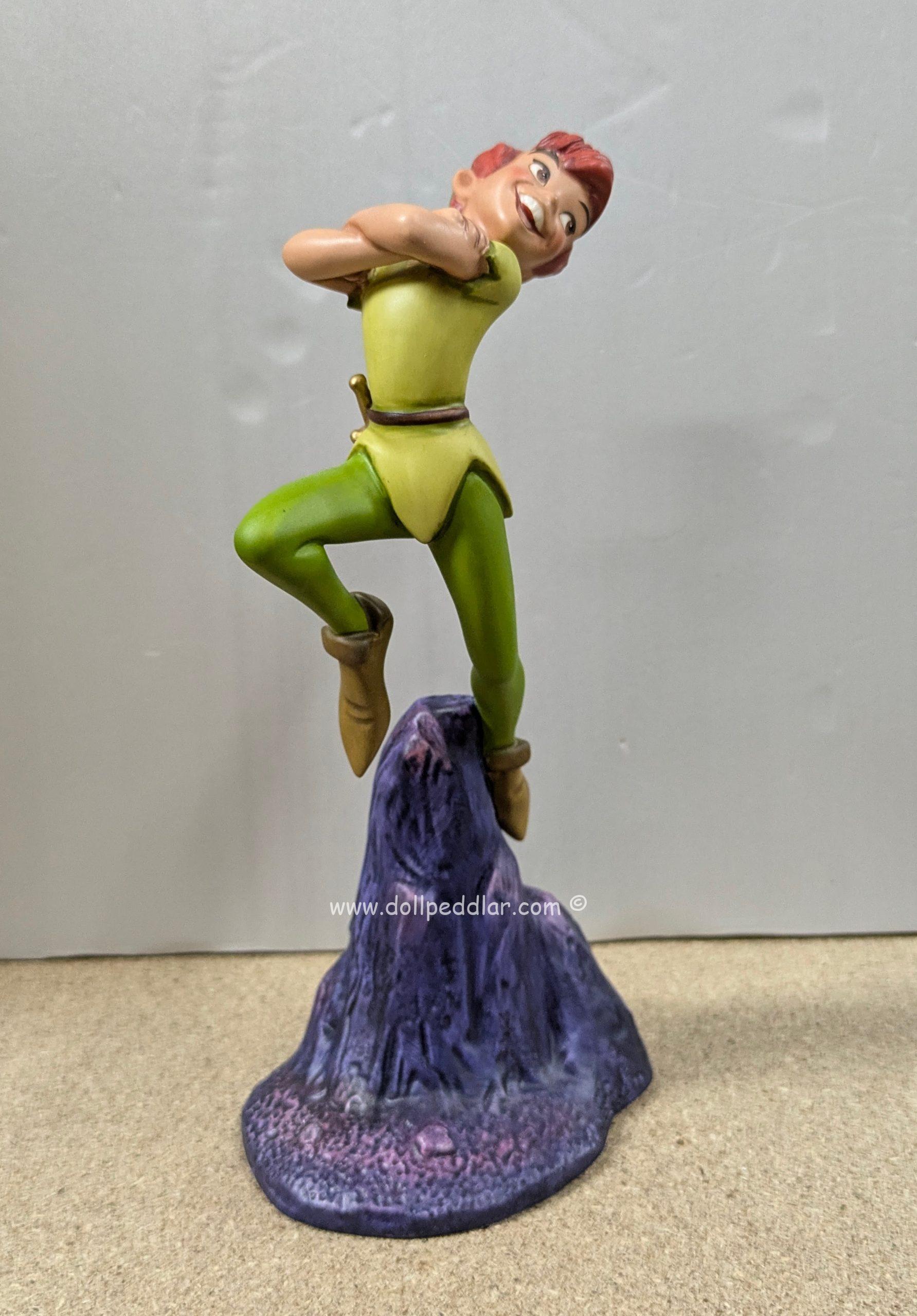 WDCC Peter Pan "Nobody Calls Pan a Coward!" Figurine NRFB w/ COA - Image 5