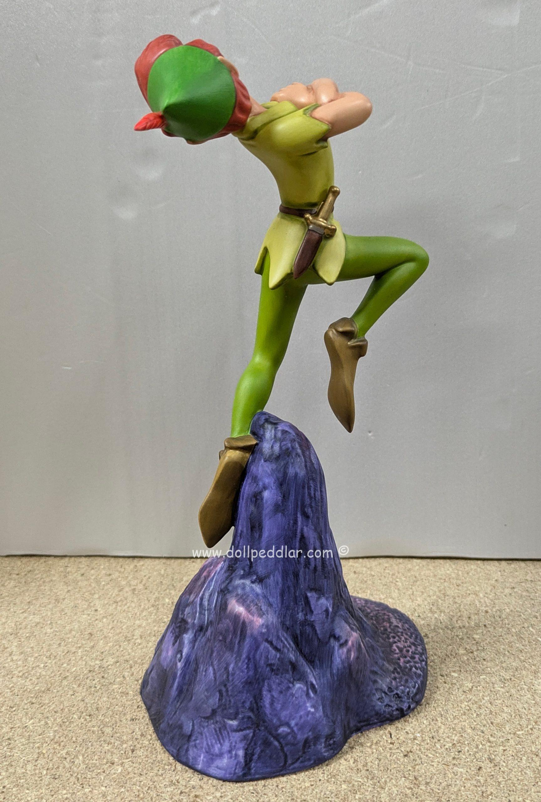 WDCC Peter Pan "Nobody Calls Pan a Coward!" Figurine NRFB w/ COA - Image 3
