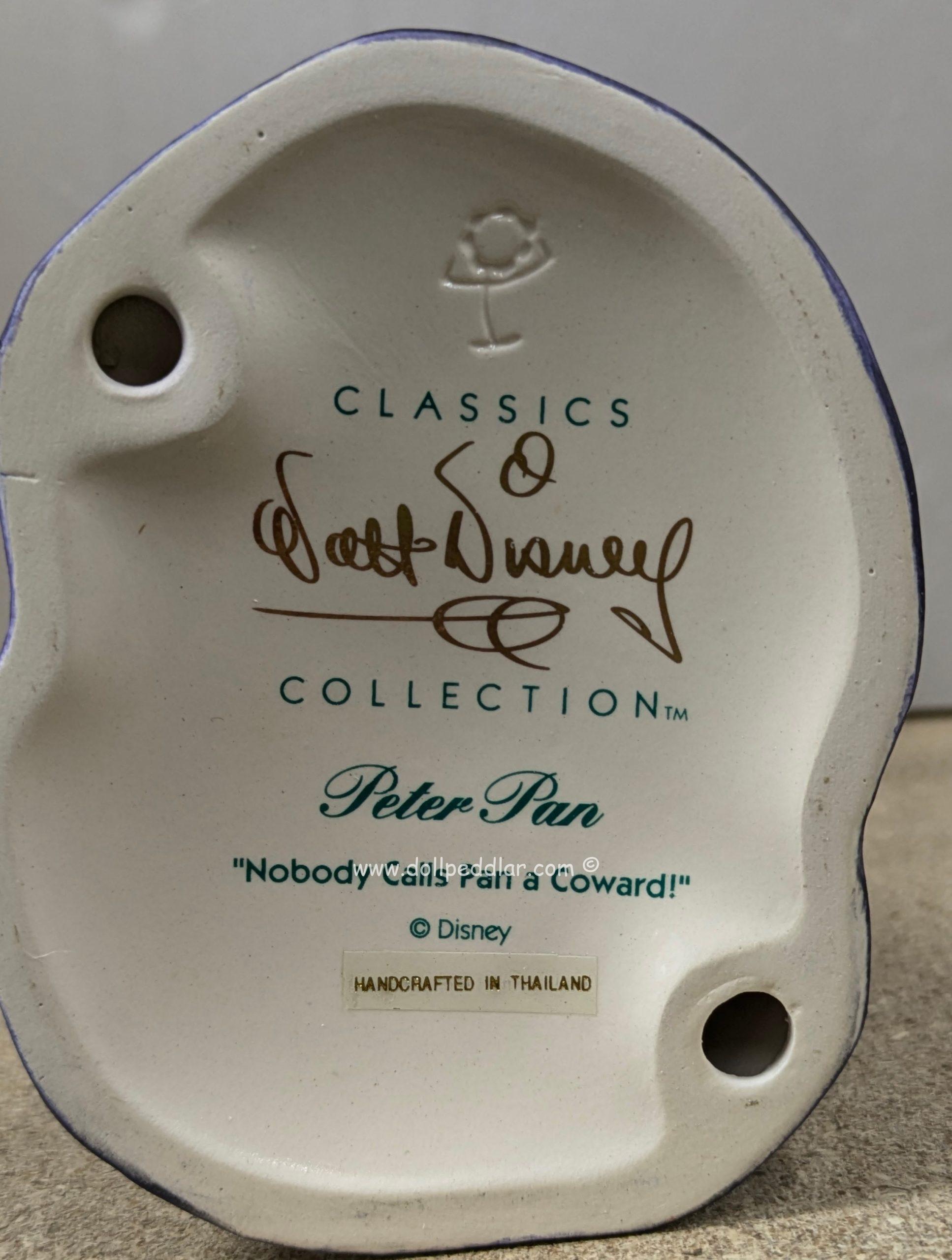 WDCC Peter Pan "Nobody Calls Pan a Coward!" Figurine NRFB w/ COA - Image 6