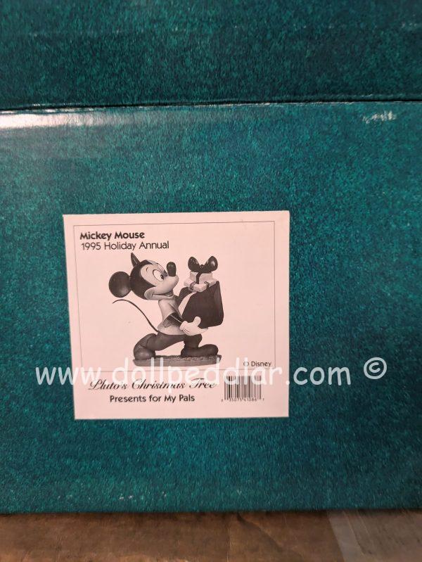 WDCC Pluto's Christmas Tree Mickey Mouse Porcelain Figurine NRFB w/ COA - Image 6