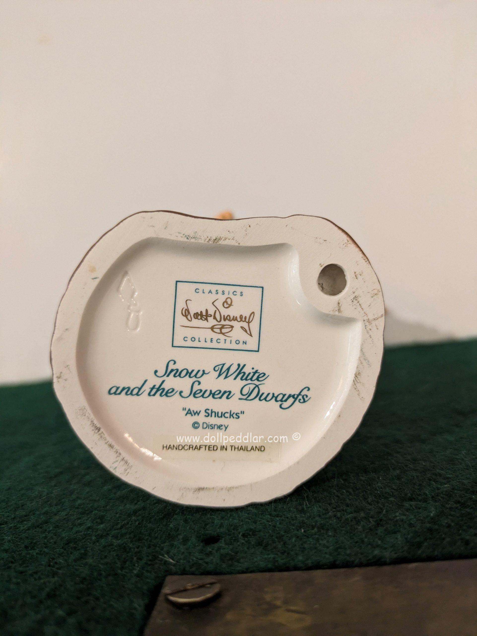 WDCC Bashful "Aw Shucks" Porcelain Figurine NO BOX NO COA - Image 6