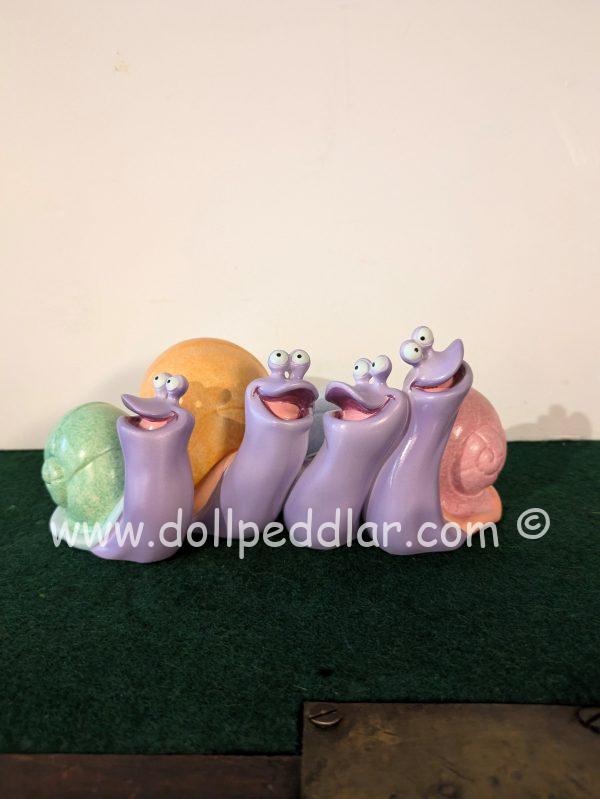 WDCC The Little Mermaid Sing Along Snails Porcelain Figurine NRFB w/ COA