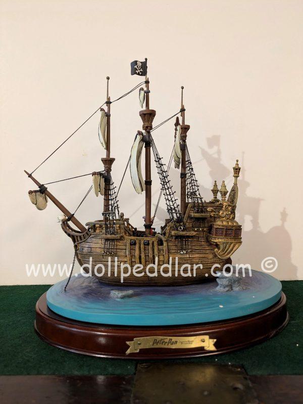 WDCC Peter Pan Captain Hook's Ship, The Jolly Roger Porcelain Figurine NRFB w/ COA - Image 6