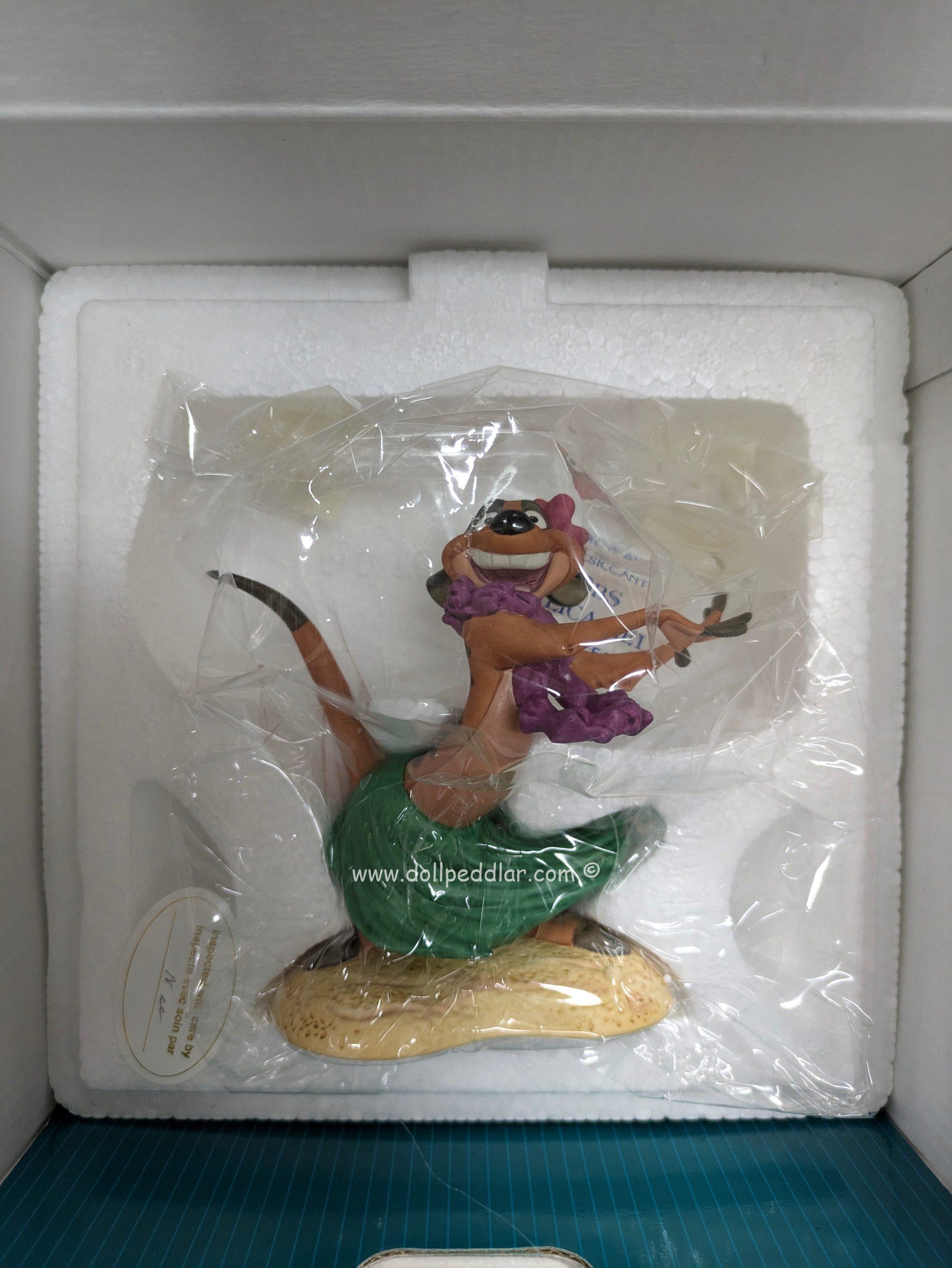 WDCC Timon "Luau!" Figurine NRFB w/ COA - Image 4