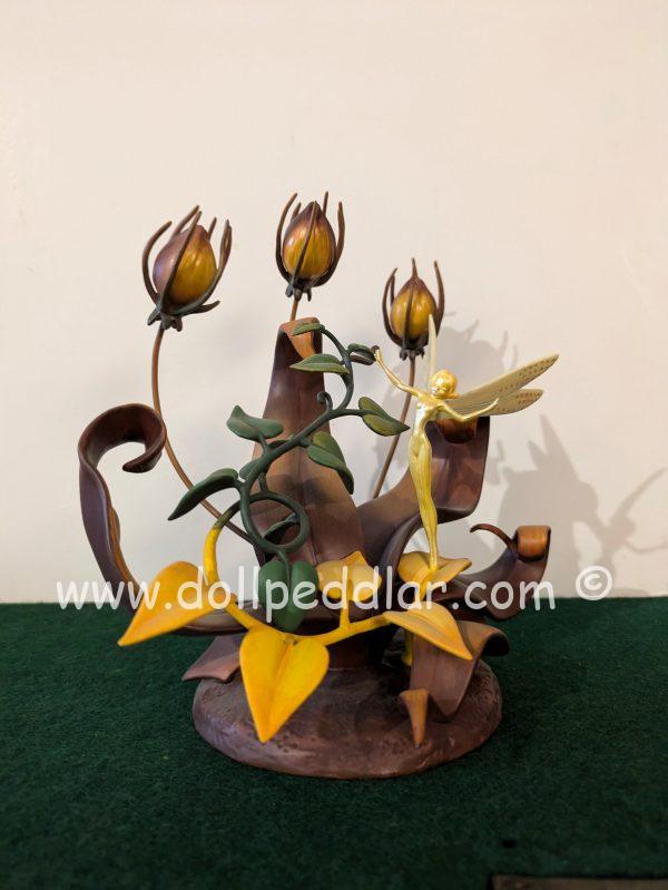 WDCC Fantasia Autumn Fairy "The Touch of an Autumn Fairy" Porcelain Figurine NRFB w/ COA - Image 4